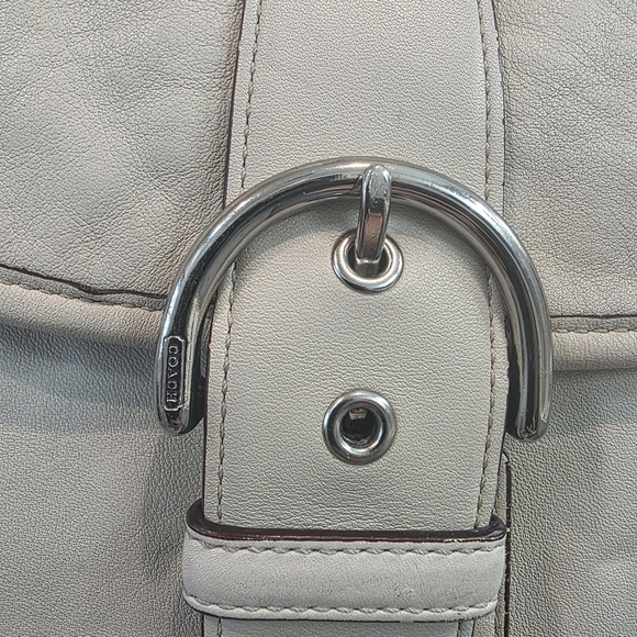 Coach Soho Vintage Cream Leather Shoulder And/or Crossbody Bag - Picture 2 of 9